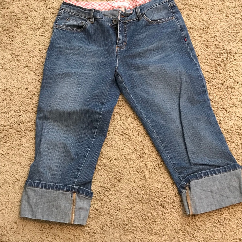 tommy crop Jeans
